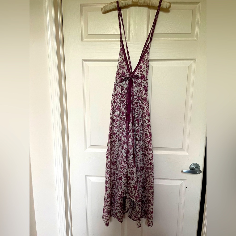Jedzebel Women’s Silk Bohemian Floral Dress - Size S/M